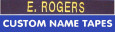 Custom Embroidered Name Tapes