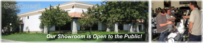 Copquest in Camarillo, CA. Our showroom is open to the public!