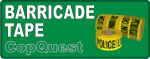 Barricade and crime scene tape