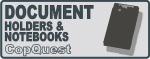Clipboards, citation holders, form storage, notebooks and all-weather paper