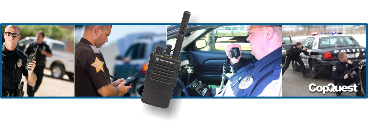 Two-Way Radio Equipment and Accessories from CopQuest.