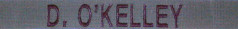 Name tape: Black thread on OD green backing