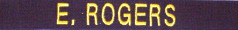 Name tape: Gold thread on black backing