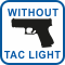 No mounted tactical light