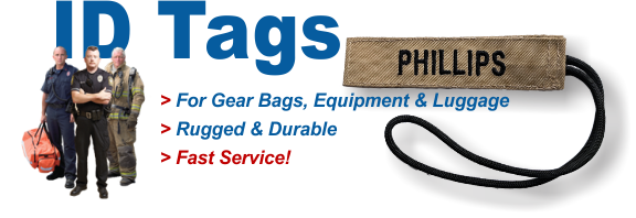 Fast service and low prices on custom embroidered gear tags