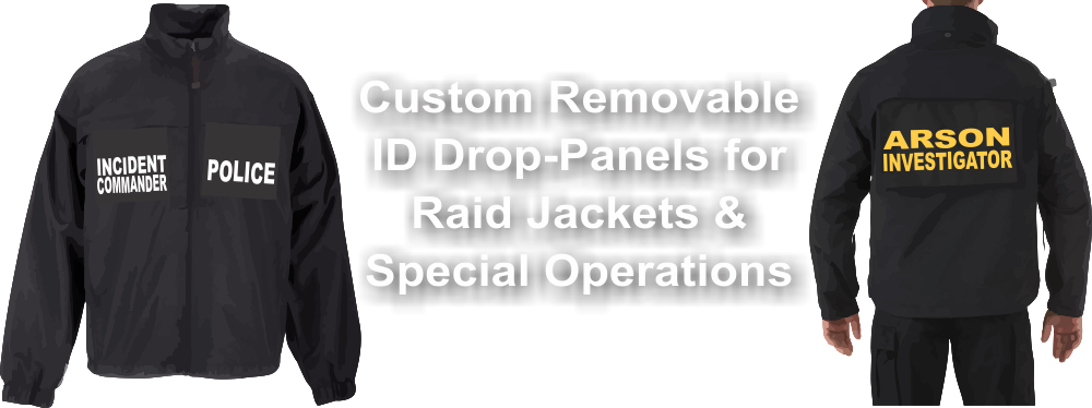 Custom drop-down raid jacket flaps