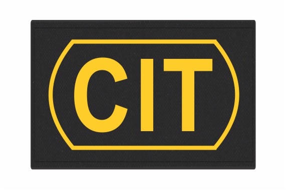 CIT Crisis Intervention Team Patch - Hook Backing - 1.5-inch x 1-inch - Click for larger image CIT Crisis Intervention Team Patch - Hook Backing - 1.5-inch x 1-inch