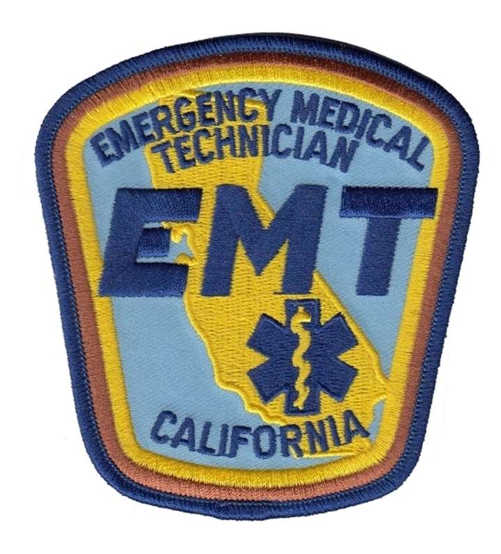 California EMT Shoulder Patch - 20% Off