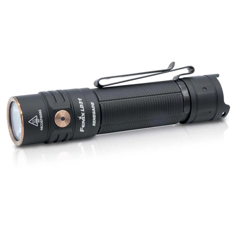 Fenix LD31 Renegade Flashlight - 3200 Lumens - Black - Click for larger image Fenix LD31 Renegade Flashlight - 3200 Lumens - Black