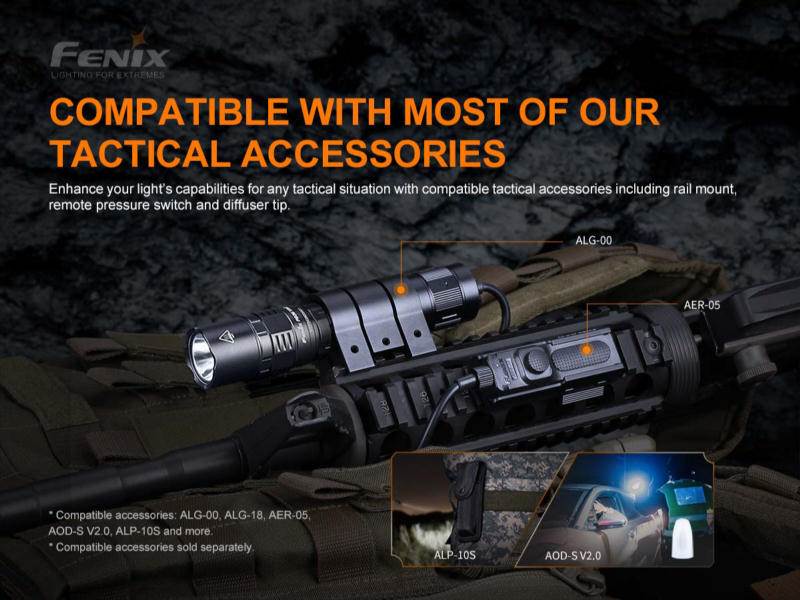 Fenix PD36 TAC Flashlight - 3000 Lumens - 24% Off