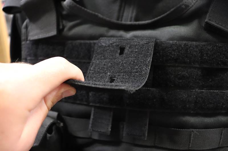 Recessed Badge Holder With Molle Attachment