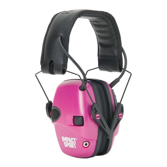 Howard Leight Impact Sport Electronic Earmuff - Berry Pink - 29% Off