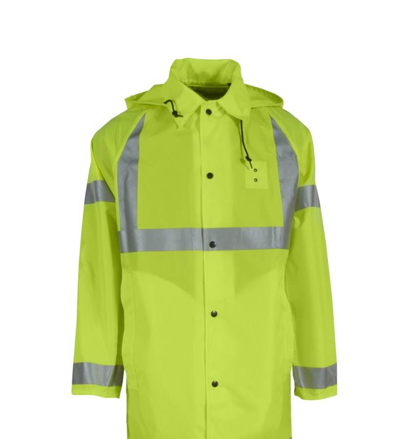 Neese Rainwear Lightweight High-Visibility Coat - Hi-Viz Lime