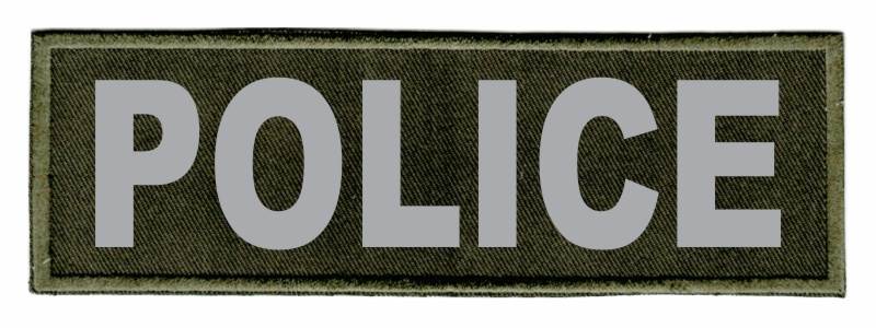 SHERIFF Tactical ID Patches - 11x4 - Gray Lettering