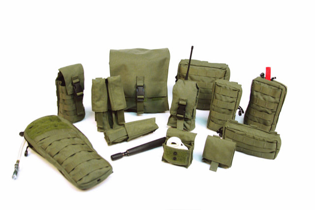 SAFARILAND PROTECH TACTICAL TP14M Baton Flashlight POUCH ~ Used/Navy 