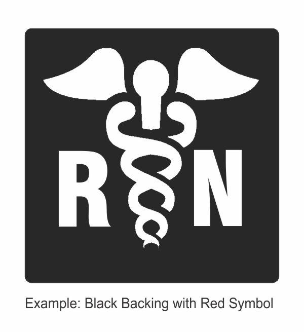 Registered Nurse (RN) Medical Symbol - Click for larger image Registered Nurse (RN) Medical Symbol