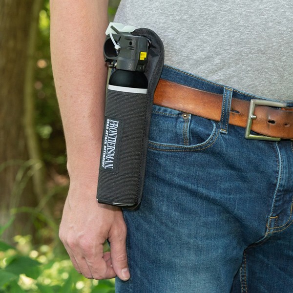 Sabre 3-In-1 Bear Spray Holster for 7.9 and 9.2 oz. Bear Spray Canisters - Click for larger image Sabre 3-In-1 Bear Spray Holster for 7.9 and 9.2 oz. Bear Spray Canisters