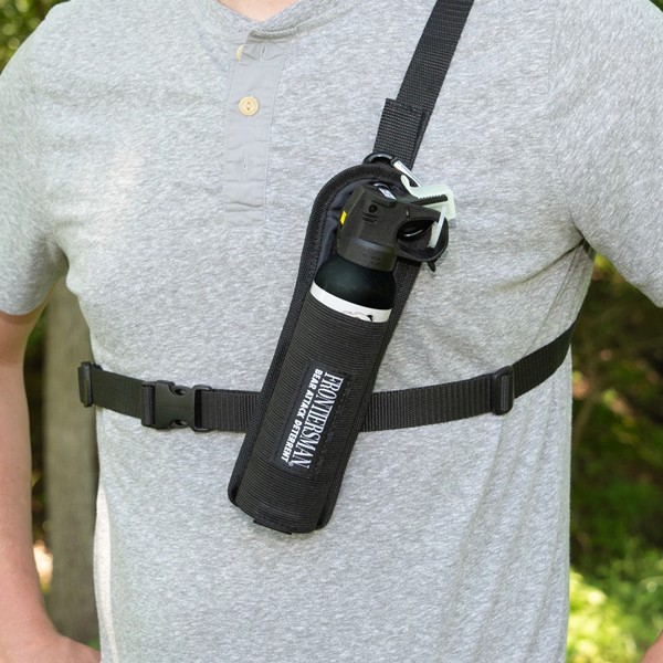 Sabre 3-In-1 Bear Spray Holster for 7.9 and 9.2 oz. Bear Spray Canisters - Click for larger image Sabre 3-In-1 Bear Spray Holster for 7.9 and 9.2 oz. Bear Spray Canisters