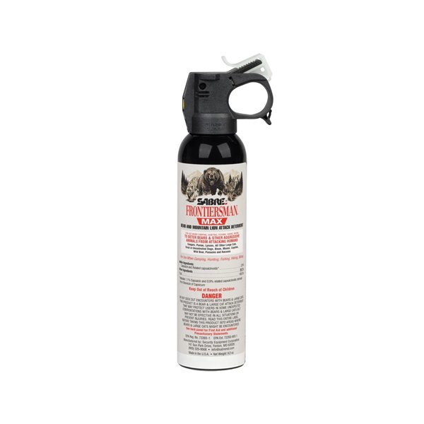 Sabre 9.2 oz. Bear Spray & Mountain Lion Spray - Click for larger image Sabre 9.2 oz. Bear Spray & Mountain Lion Spray