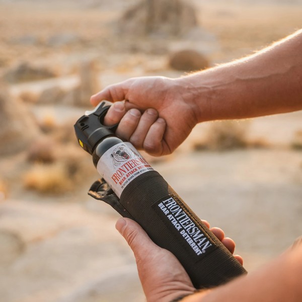 Sabre Belt Holster For 7.9 and 9.2 oz. Bear Spray Canisters - Click for larger image Sabre Belt Holster For 7.9 and 9.2 oz. Bear Spray Canisters
