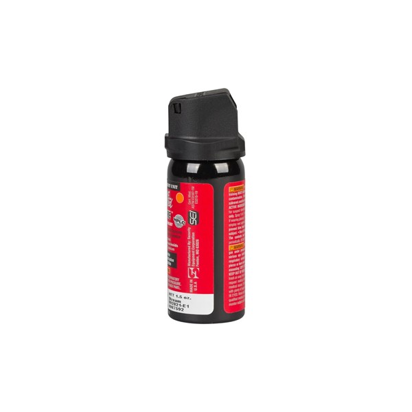 Sabre Red Crossfire 1.33 MC Pepper Spray - MK-3 Canister - Stream 1.5 oz. - Click for larger image Sabre Red Crossfire 1.33 MC Pepper Spray - MK-3 Canister - Stream 1.5 oz.