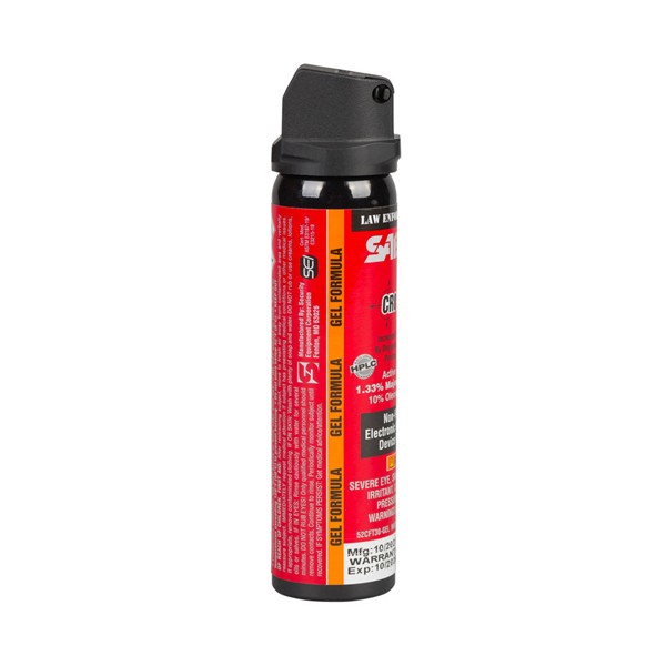 Sabre Red Crossfire 1.33 MC Pepper Spray - MK-4 Canister - GEL 3.0 oz. - Click for larger image Sabre Red Crossfire 1.33 MC Pepper Spray - MK-4 Canister - GEL 3.0 oz.