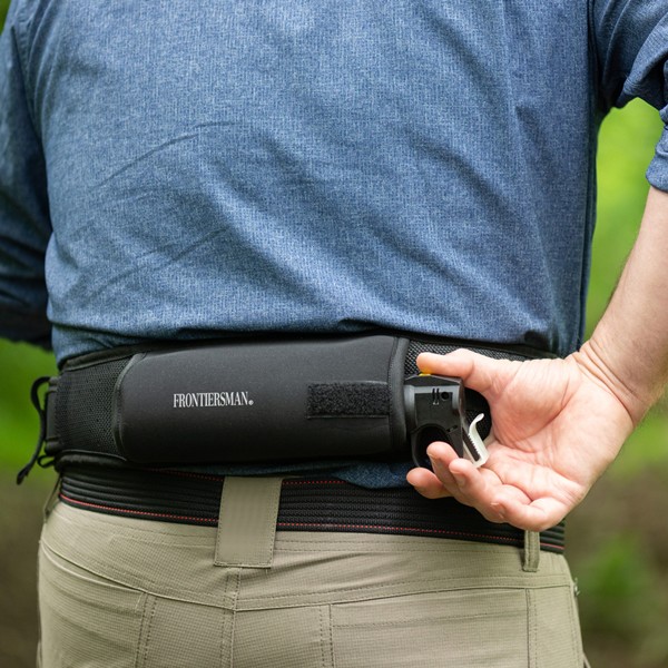 Sabre Waterproof Bear Deterrent Waist Holster with Secure Pouch, Zippered Pocket - Click for larger image Sabre Waterproof Bear Deterrent Waist Holster with Secure Pouch, Zippered Pocket