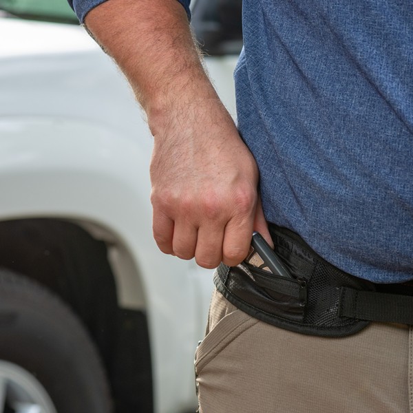 Sabre Waterproof Bear Deterrent Waist Holster with Secure Pouch, Zippered Pocket - Click for larger image Sabre Waterproof Bear Deterrent Waist Holster with Secure Pouch, Zippered Pocket