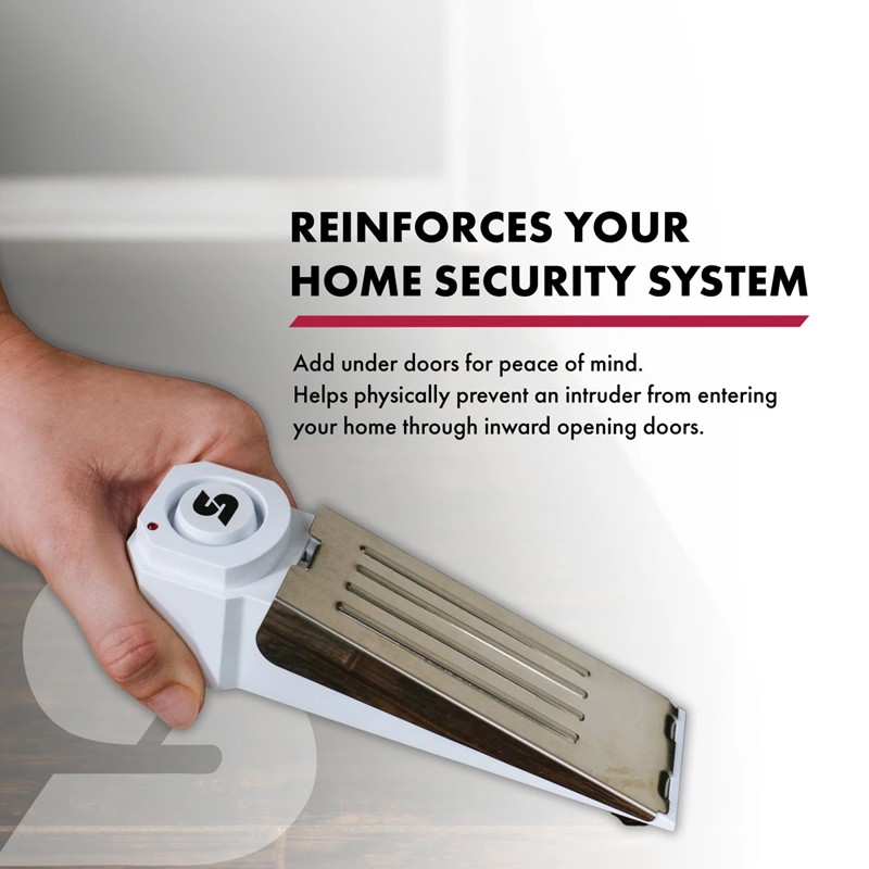 Sabre Wedge Door Stop Alarm - Click for larger image Sabre Wedge Door Stop Alarm