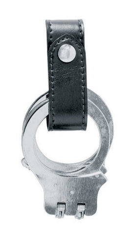 Safariland 690-9B Hi-Gloss Handcuff Strap Single Brass Snap 