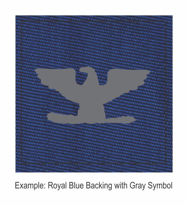 Square Rank Patch - Colonel - Eagle - Left Facing - Click for larger image Square Rank Patch - Colonel - Eagle - Left Facing