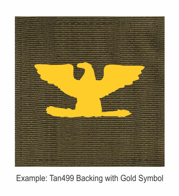 Square Rank Patch - Colonel - Eagle - Left Facing - Click for larger image Square Rank Patch - Colonel - Eagle - Left Facing