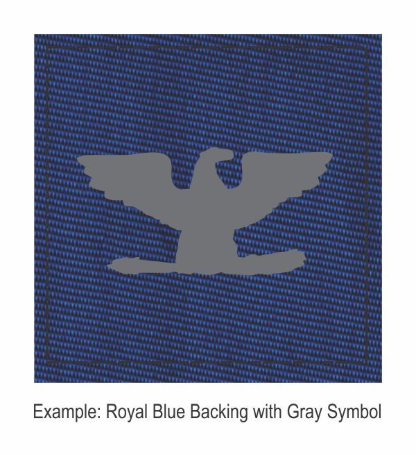 Square Rank Patch - Colonel - Eagle - Right Facing - Click for larger image Square Rank Patch - Colonel - Eagle - Right Facing