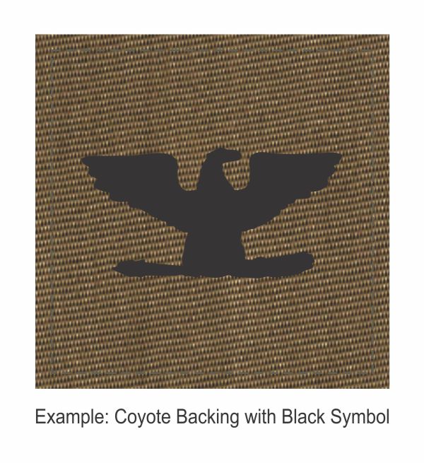 Square Rank Patch - Colonel - Eagle - Right Facing - Click for larger image Square Rank Patch - Colonel - Eagle - Right Facing
