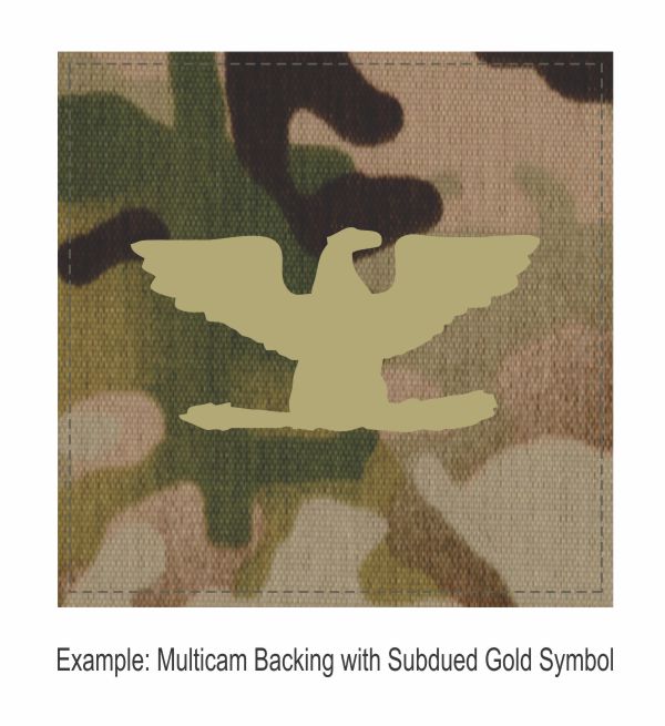 Square Rank Patch - Colonel - Eagle - Right Facing - Click for larger image Square Rank Patch - Colonel - Eagle - Right Facing