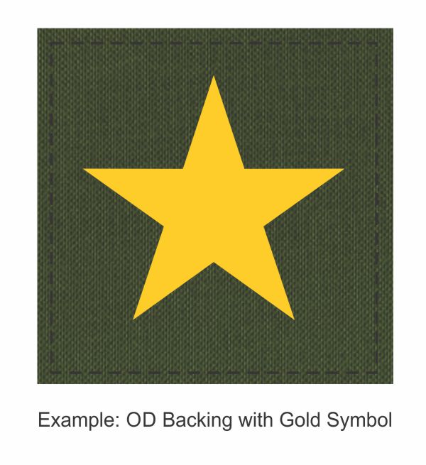 Square Rank Patch - Commander - One Star - Click for larger image Square Rank Patch - Commander - One Star