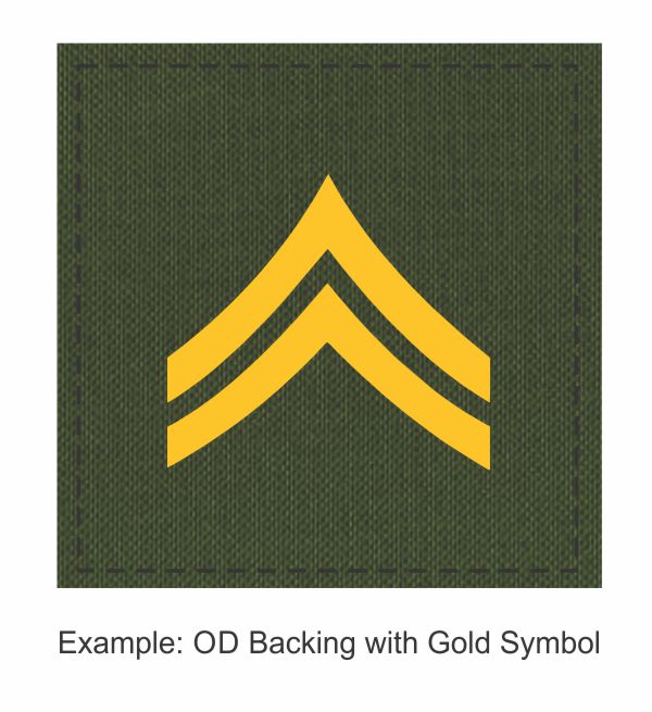 Square Rank Patch - Corporal - Two Stripes - Click for larger image Square Rank Patch - Corporal - Two Stripes