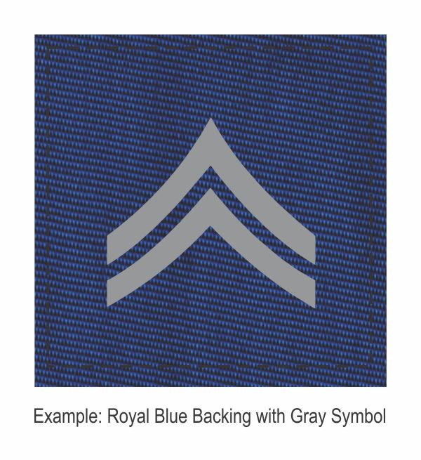 Square Rank Patch - Corporal - Two Stripes - Click for larger image Square Rank Patch - Corporal - Two Stripes
