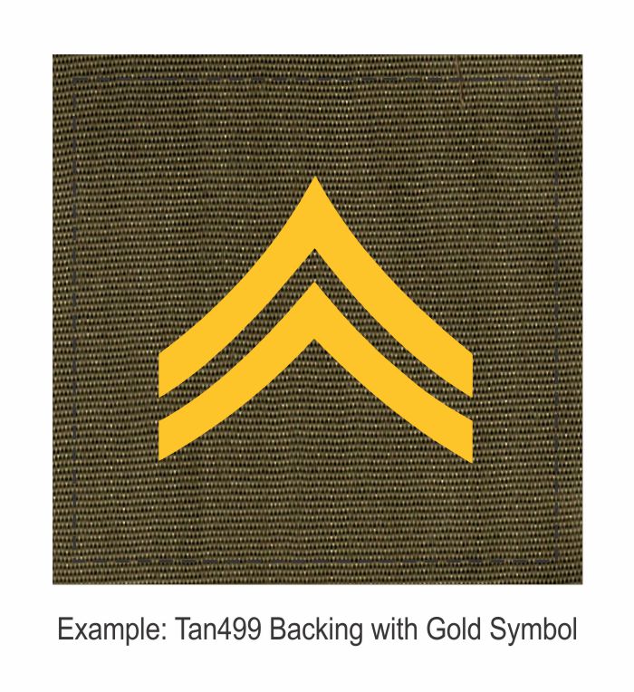 Square Rank Patch - Corporal - Two Stripes - Click for larger image Square Rank Patch - Corporal - Two Stripes