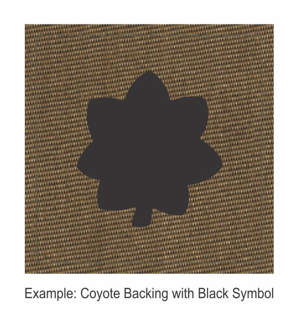 Square Rank Patch - Major - Oak Leaf - Click for larger image Square Rank Patch - Major - Oak Leaf