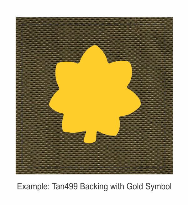 Square Rank Patch - Major - Oak Leaf - Click for larger image Square Rank Patch - Major - Oak Leaf