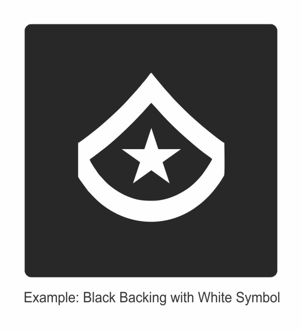 Square Rank Patch - Master Officer - One Stripe with Rocker and Star - Click for larger image Square Rank Patch - Master Officer - One Stripe with Rocker and Star