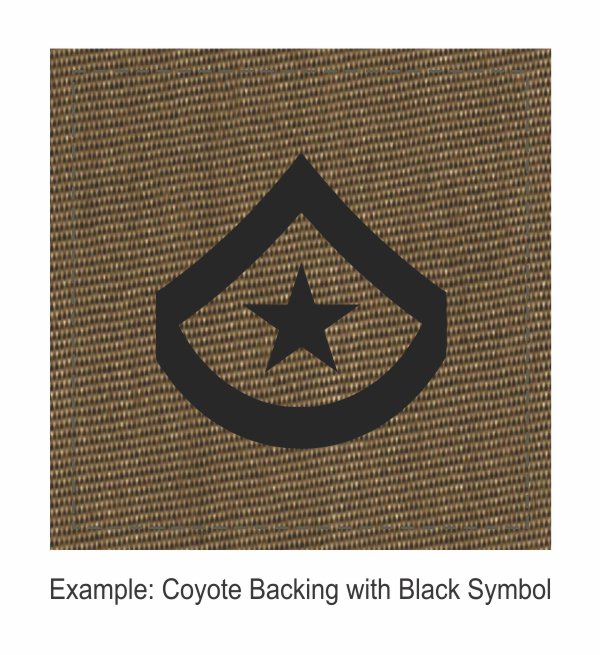 Square Rank Patch - Master Officer - One Stripe with Rocker and Star - Click for larger image Square Rank Patch - Master Officer - One Stripe with Rocker and Star