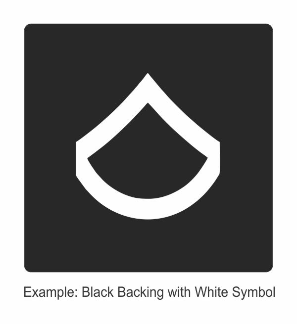 Square Rank Patch - MPO - One Stripe with Rocker - Click for larger image Square Rank Patch - MPO - One Stripe with Rocker