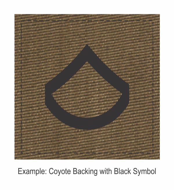 Square Rank Patch - MPO - One Stripe with Rocker - Click for larger image Square Rank Patch - MPO - One Stripe with Rocker