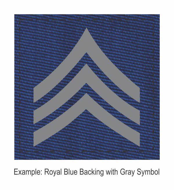 Square Rank Patch - Sergeant - Theree Stripes - Click for larger image Square Rank Patch - Sergeant - Theree Stripes