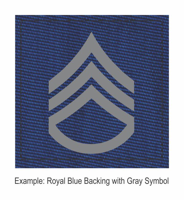 Square Rank Patch - Staff Sergeant - Three Stripes with Rocker - Click for larger image Square Rank Patch - Staff Sergeant - Three Stripes with Rocker