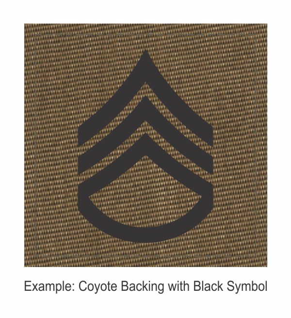 Square Rank Patch - Staff Sergeant - Three Stripes with Rocker - Click for larger image Square Rank Patch - Staff Sergeant - Three Stripes with Rocker