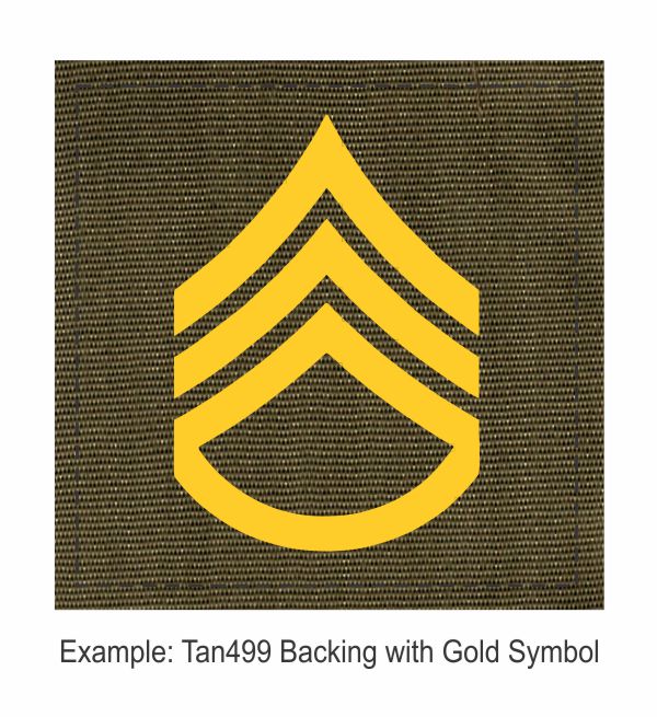 Square Rank Patch - Staff Sergeant - Three Stripes with Rocker - Click for larger image Square Rank Patch - Staff Sergeant - Three Stripes with Rocker