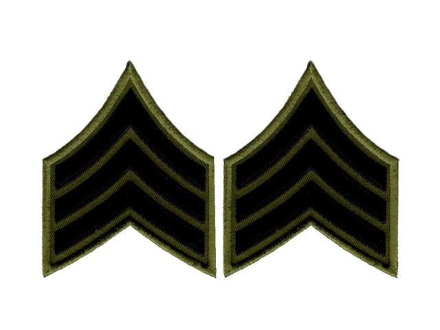 Uniform Rank Insignia Black On Olive Drab Tactical Uniform 20 Off